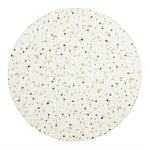 Bolero Round Table Top Terrazzo Style 600mm