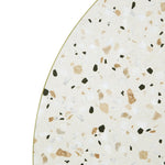 Bolero Round Table Top Terrazzo Style 600mm