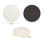 Bolero Round Table Top Terrazzo Style 600mm