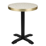 Bolero Round Table Top Terrazzo Style 600mm