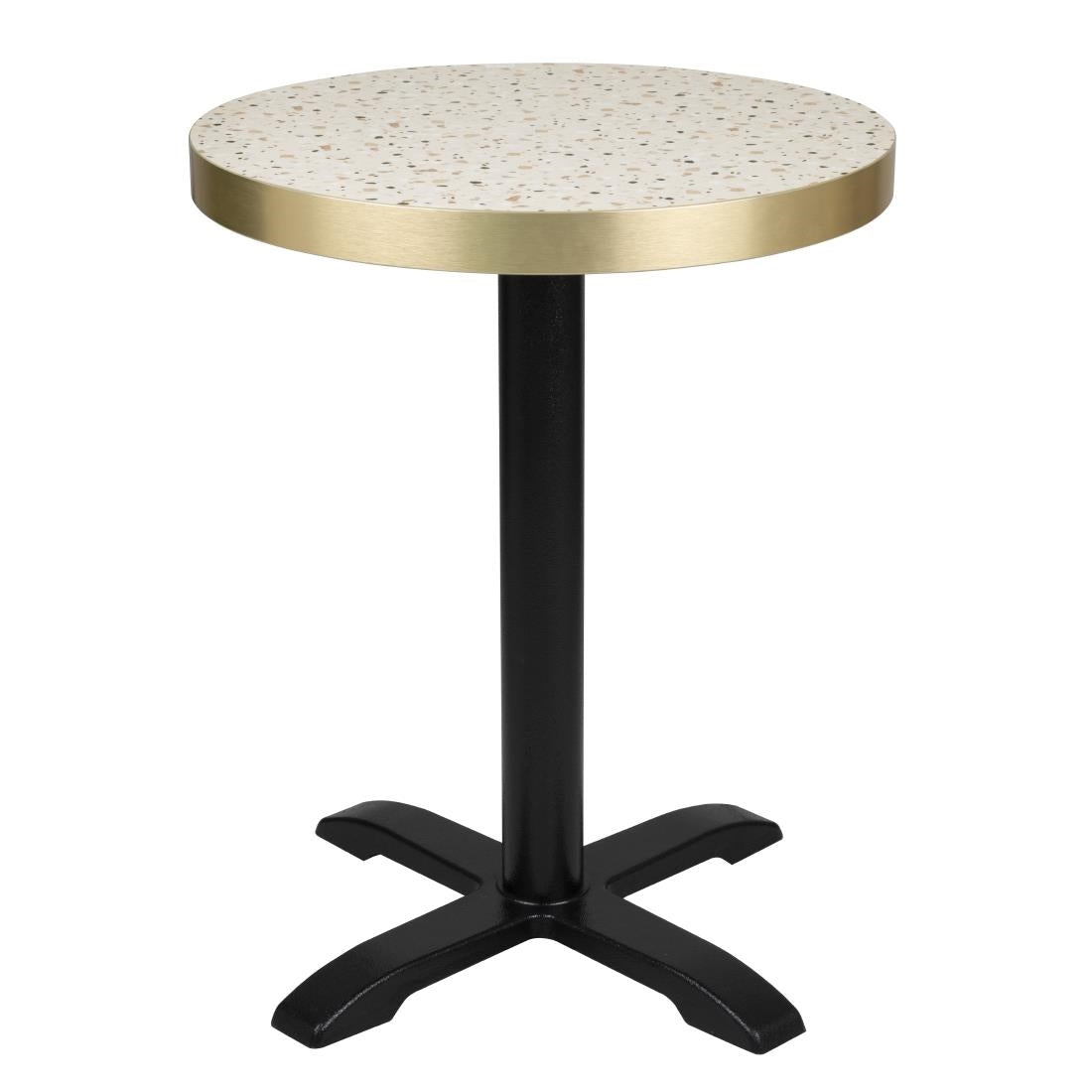 Bolero Round Table Top Terrazzo Style 600mm