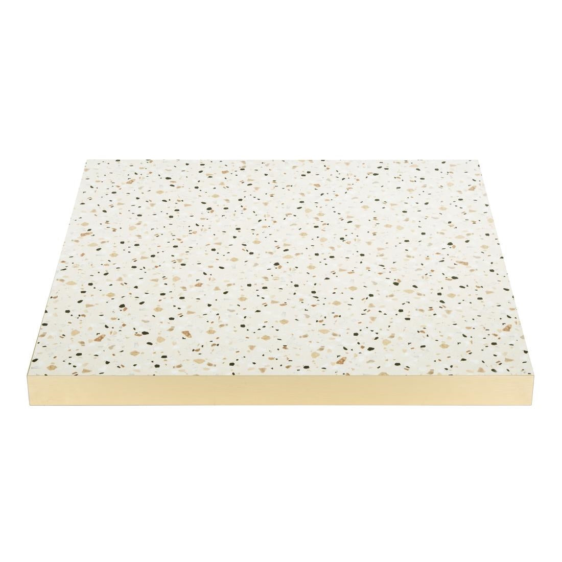 Bolero Square Table Top Terrazzo Style 700x700mm