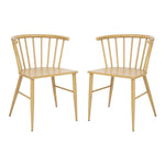 Bolero Harrowdene Metal Side Chairs Wood Effect (2 Pack)