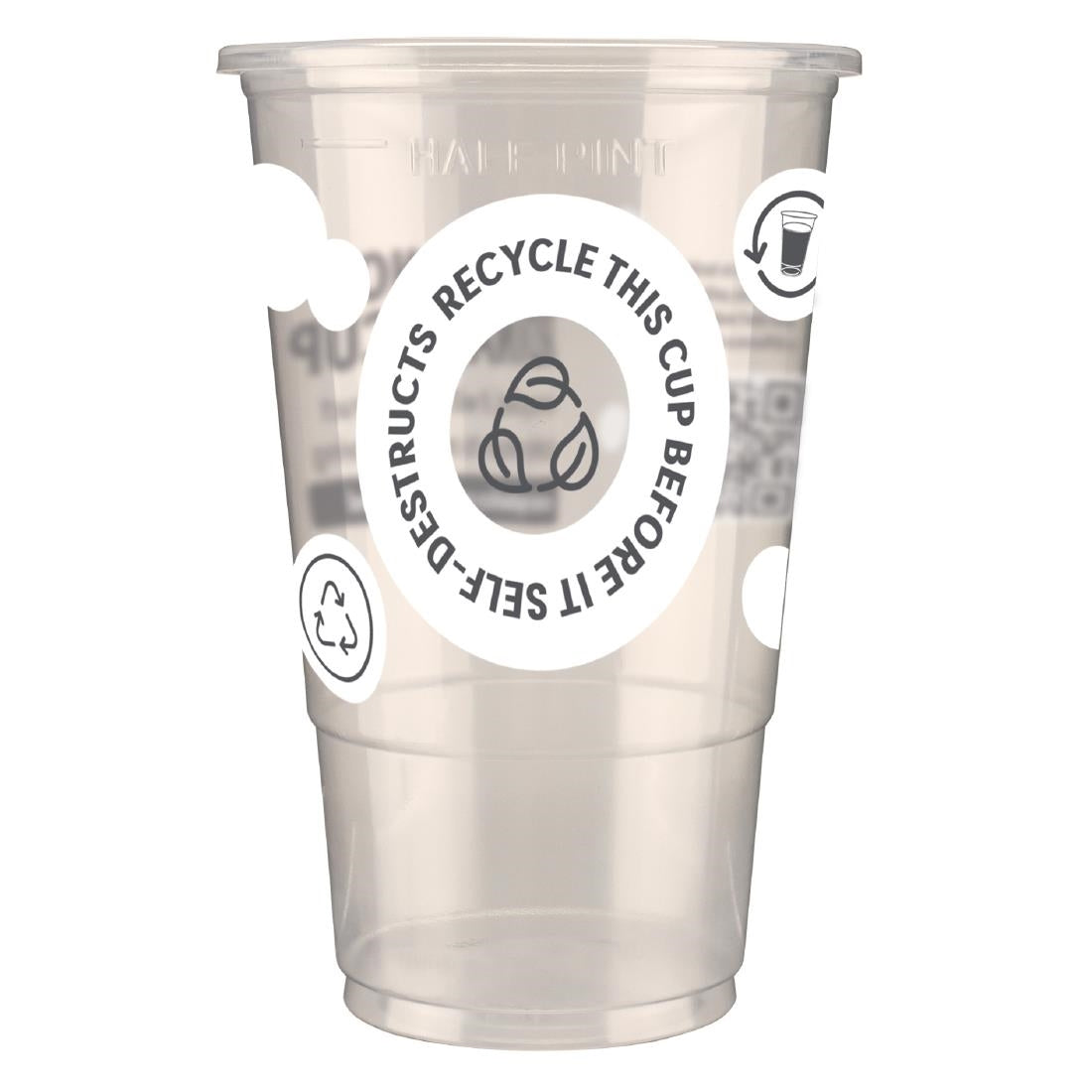eGreen SD TWOinONE Flexy PP Half Pint to Line Glasses UKCA CE 285ml (1000 Pack)