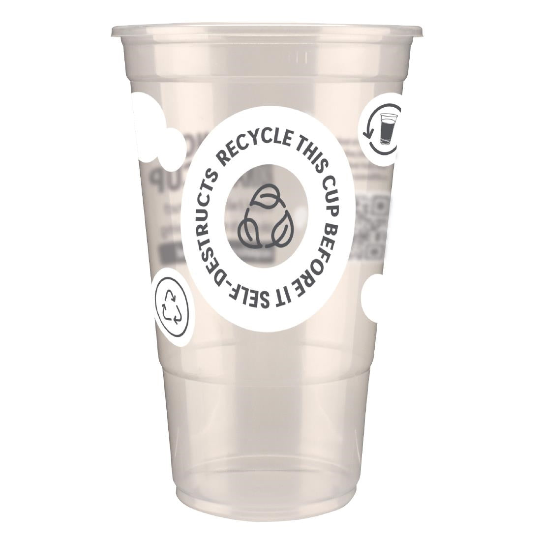 eGreen SD TWOinONE Flexy PP Pint to Line Glasses UKCA CE 570ml (1000 Pack)