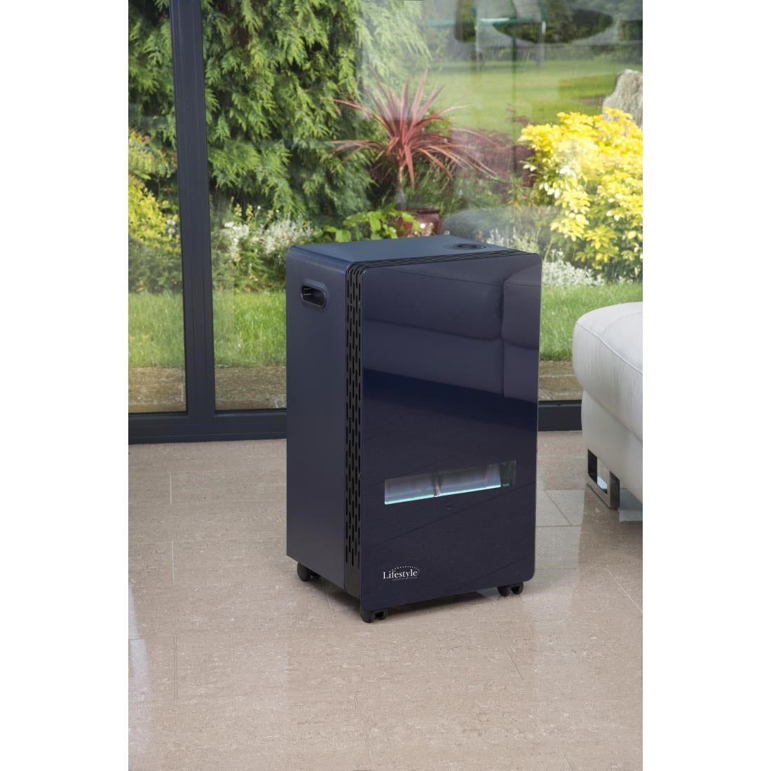 Lifestyle Azure Blue Flame Indoor Cabinet Heater 505-124