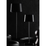 Utopia Montego Micro LED Cordless Table Lamp 200mm Black (6 Pack)