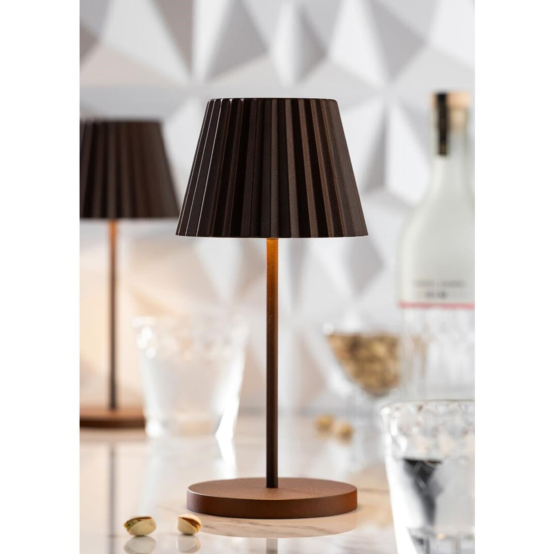 Utopia Dominica LED Cordless Table Lamp 260mm Cocoa (6 Pack)