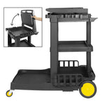 Jantex Cleaning Trolley Black
