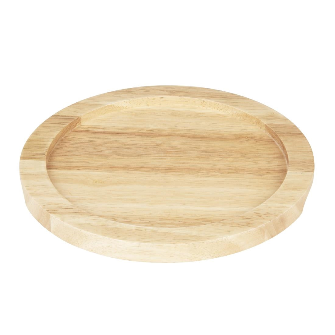 Olympia Cast Iron Round Dish Hevea Board 254mm