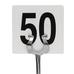 Olympia Plastic Table Number Inserts 1-50