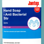 Jantex Unperfumed Antibacterial Liquid Hand Soap 5Ltr