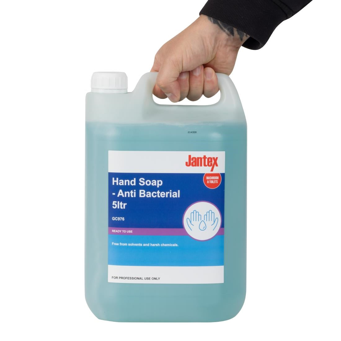 Jantex Unperfumed Antibacterial Liquid Hand Soap 5Ltr