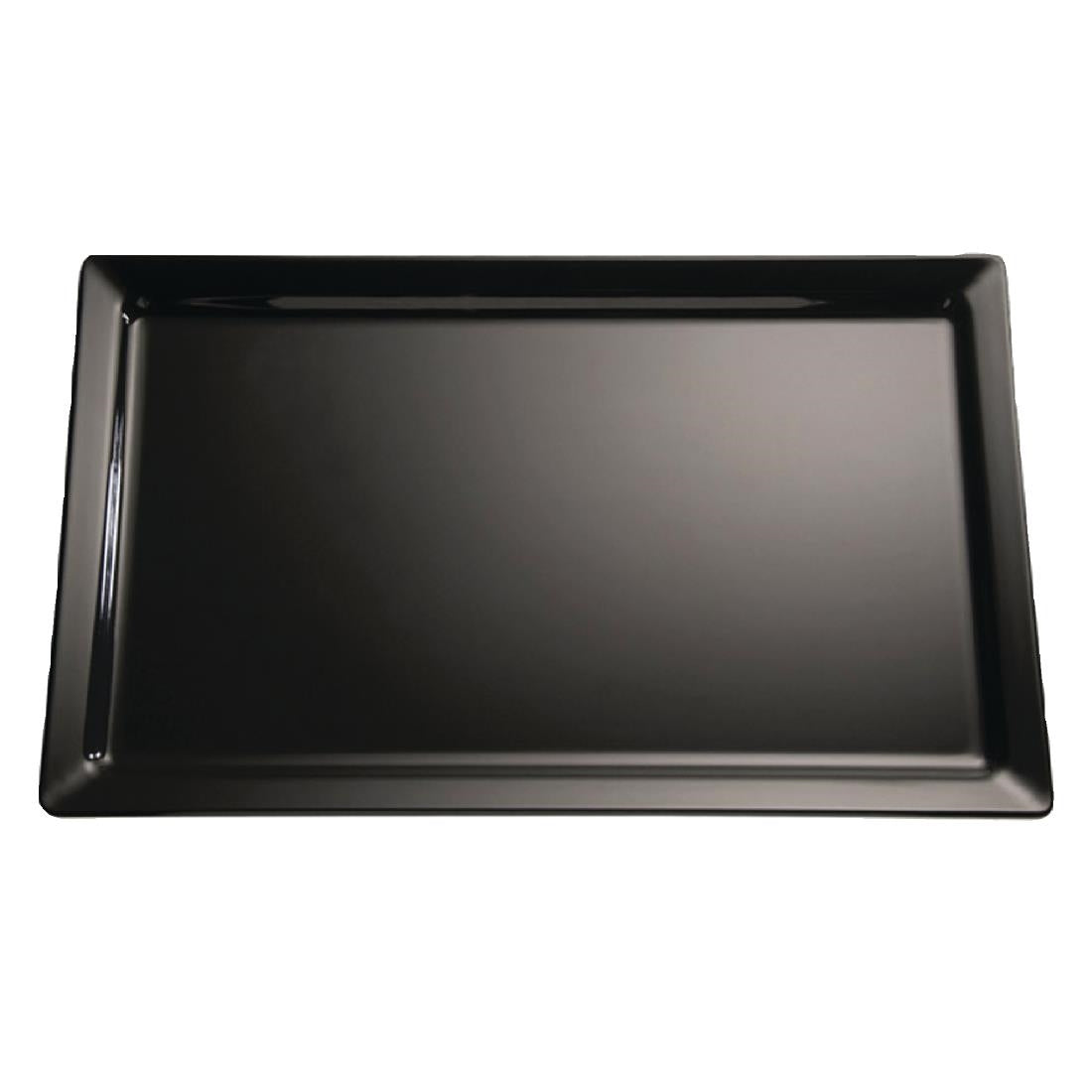 APS Pure Melamine Tray Black GN 1/3 product image
