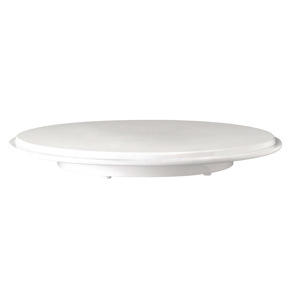 APS Pure Melamine White Cake Platter product image