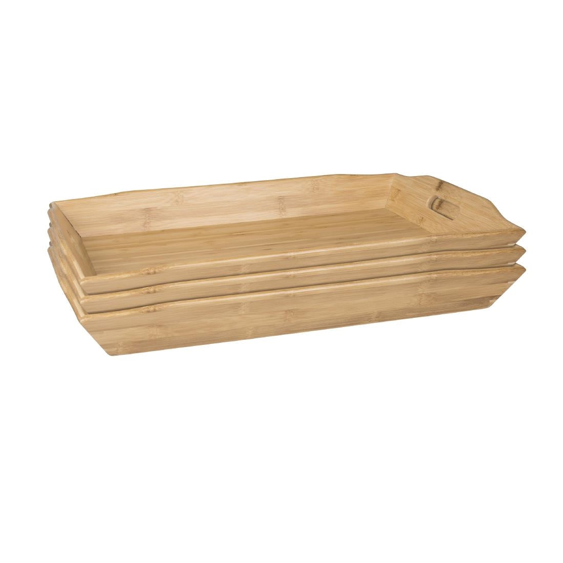 Olympia Bamboo Rectangular Tray 381x584mm