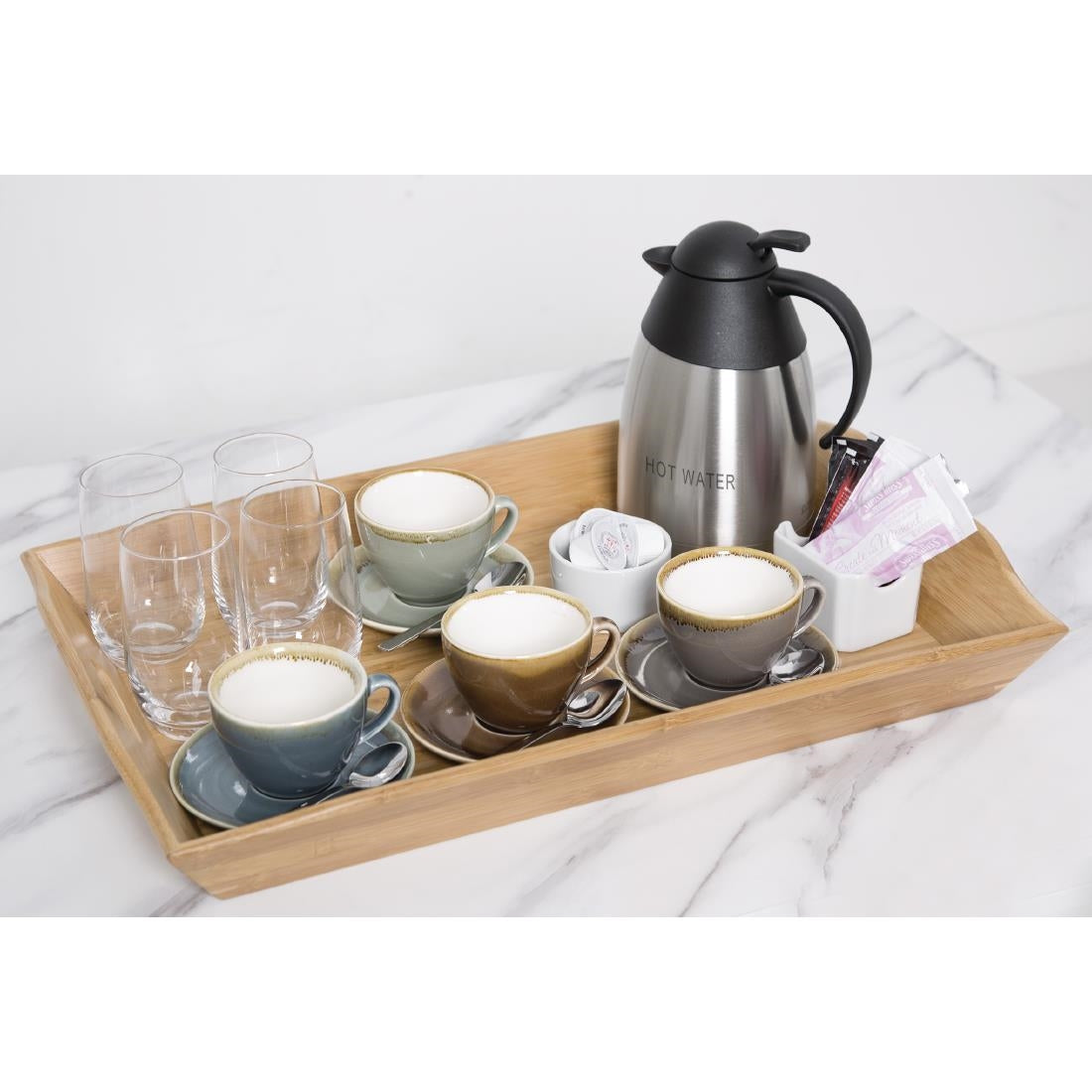 Olympia Bamboo Rectangular Tray 381x584mm