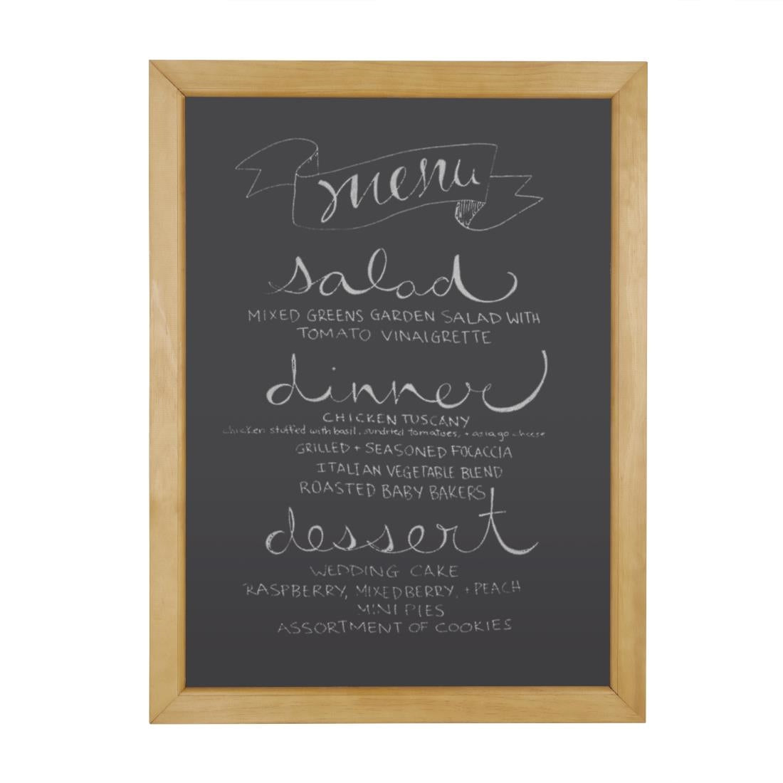 Olympia Wall-Mounted Chalkboard 600x800mm