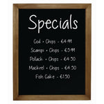 Olympia Wall-Mounted Chalkboard 600x800mm