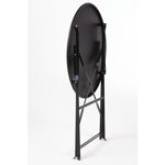 Bolero Perth Pavement Style Round Table Black 600mm
