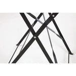 Bolero Perth Pavement Style Round Table Black 600mm