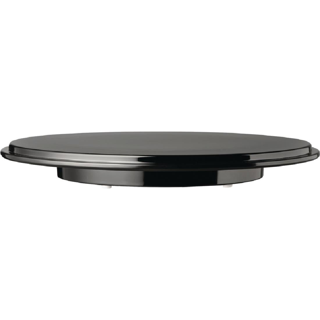 APS Pure Round Cake Platter Melamine Black product image