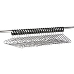 Heavy Duty Z Garment Rail With 25 Anti Theft Hangers