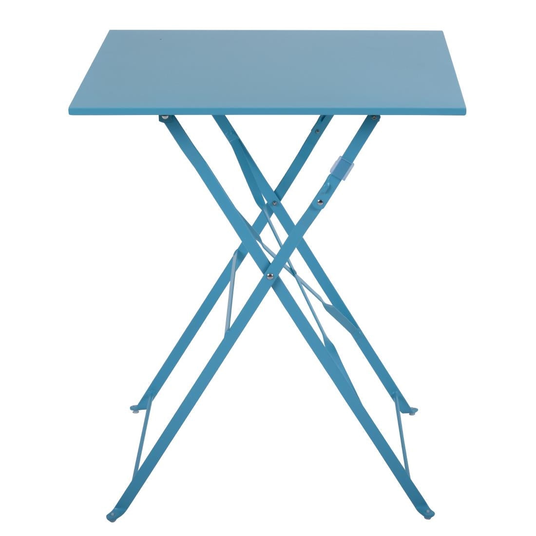Bolero Perth Pavement Style Square Table Blue 600x600mm