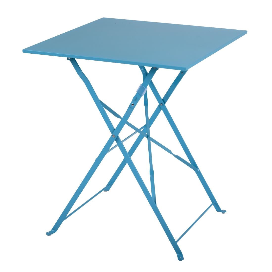 Bolero Perth Pavement Style Square Table Blue 600x600mm