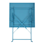 Bolero Perth Pavement Style Square Table Blue 600x600mm