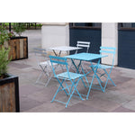 Bolero Perth Pavement Style Square Table Blue 600x600mm