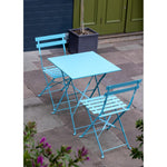Bolero Perth Pavement Style Square Table Blue 600x600mm