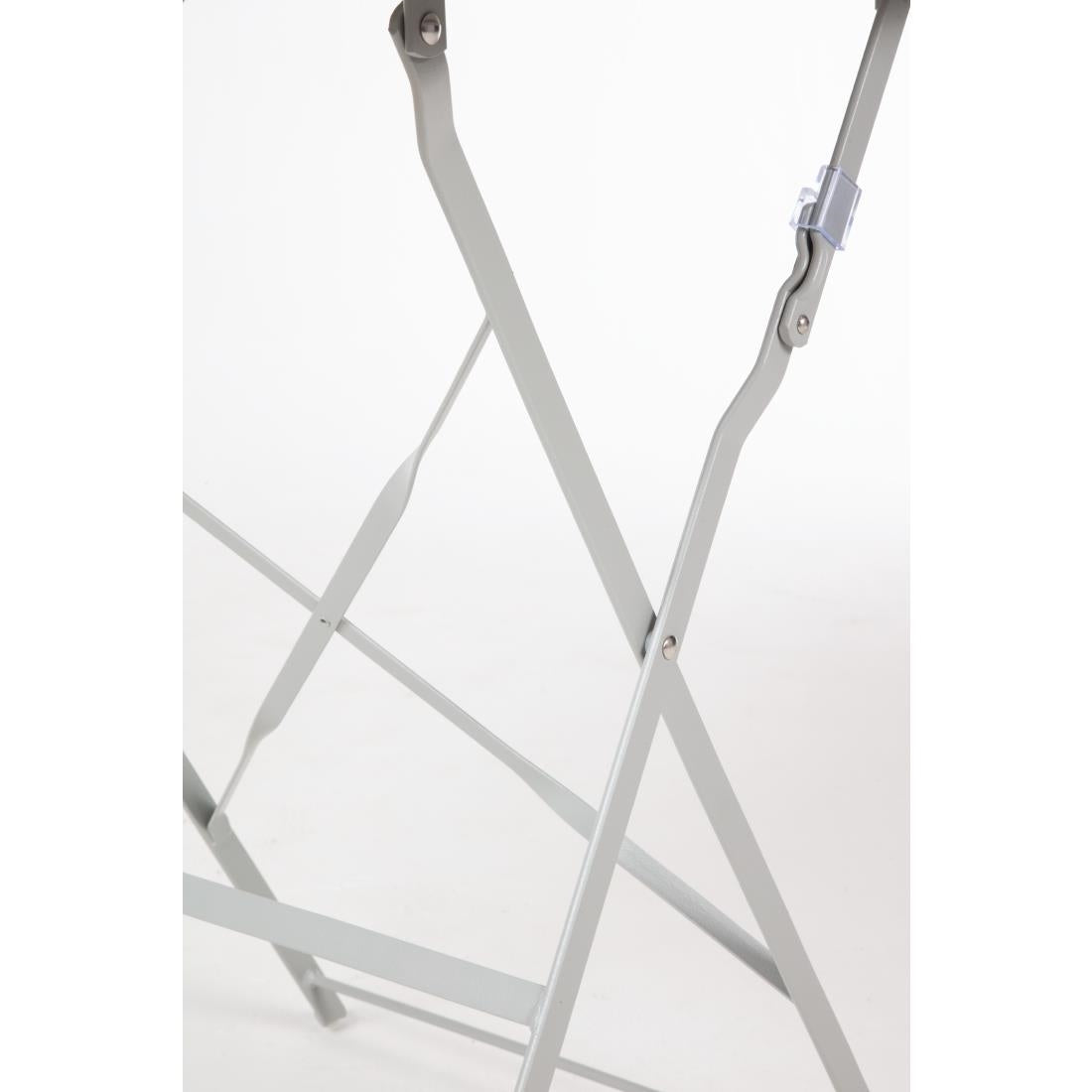 Bolero Perth Pavement Style Square Table Grey 600x600mm