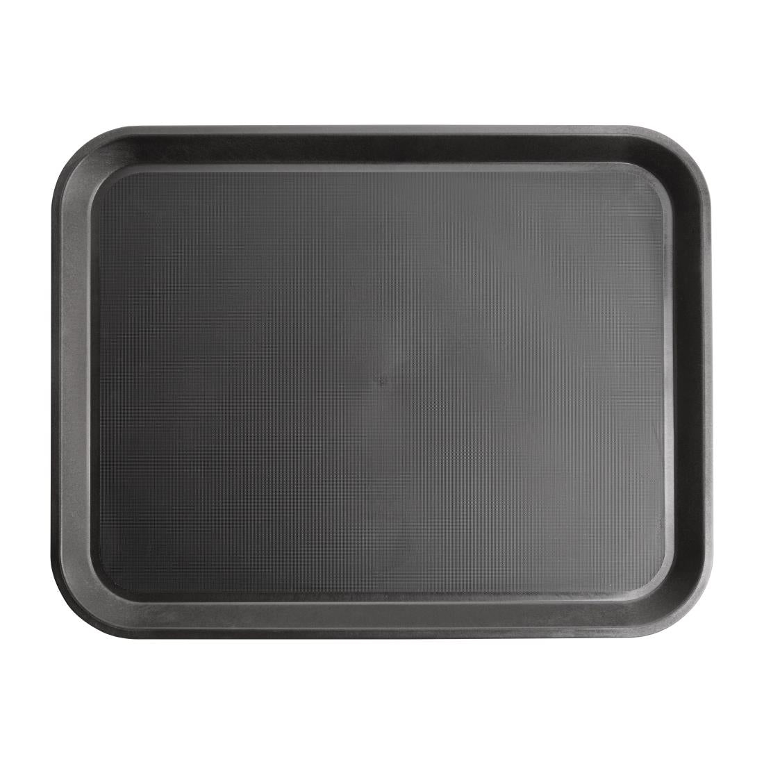 Olympia Kristallon PP Rectangular Non-Slip Tray Black 305x410mm