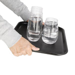 Olympia Kristallon PP Rectangular Non-Slip Tray Black 305x410mm