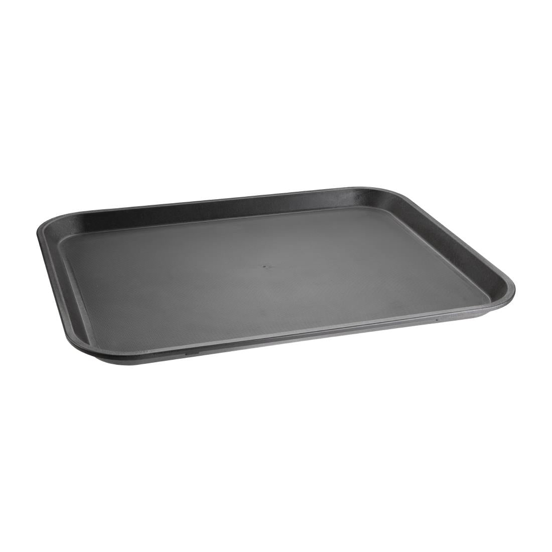 Olympia Kristallon PP Rectangular Non-Slip Tray Black 355x455mm