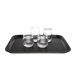 Olympia Kristallon PP Rectangular Non-Slip Tray Black 355x455mm