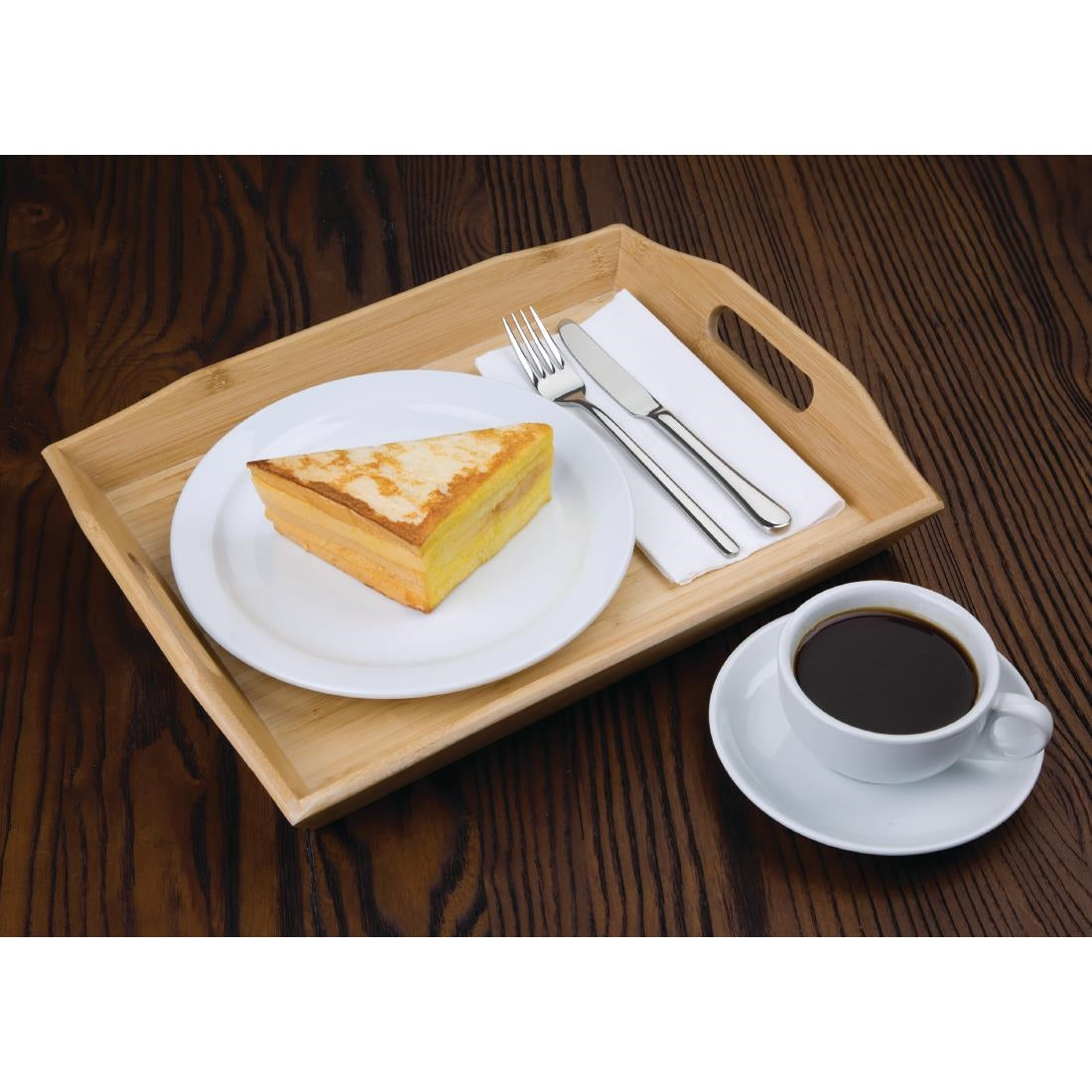 Olympia Bamboo Rectangular Tray 290x381mm