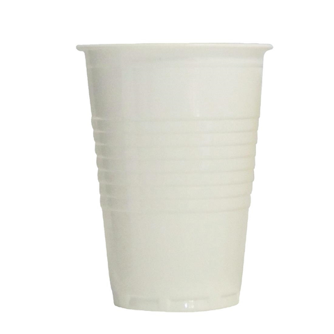 White Tall Polystyrene Plastic Vending Cup 200ml (Pack of 2000)
