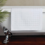 Luxury Savanna/B Towels White - Bath Mat - 50x80cm