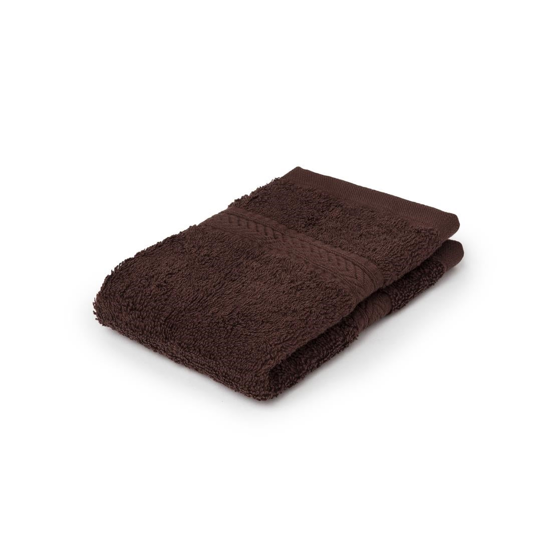 Mitre Essentials Nova Face Cloth Chocolate (10 Pack)