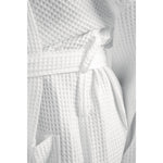 Mitre Essentials Honeycomb Bathrobe White Medium