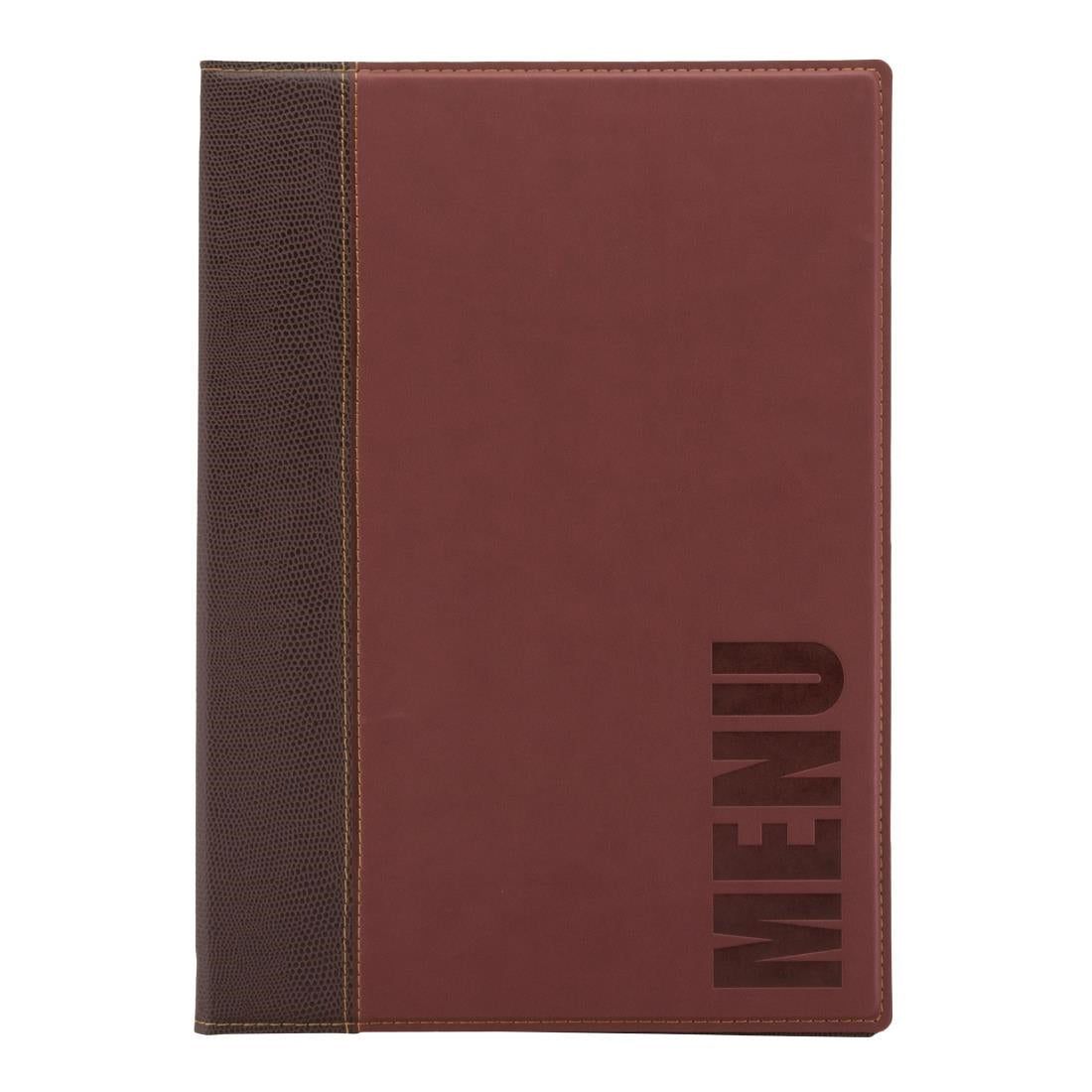 Securit Contemporary A4 Menu Cover Bordeaux
