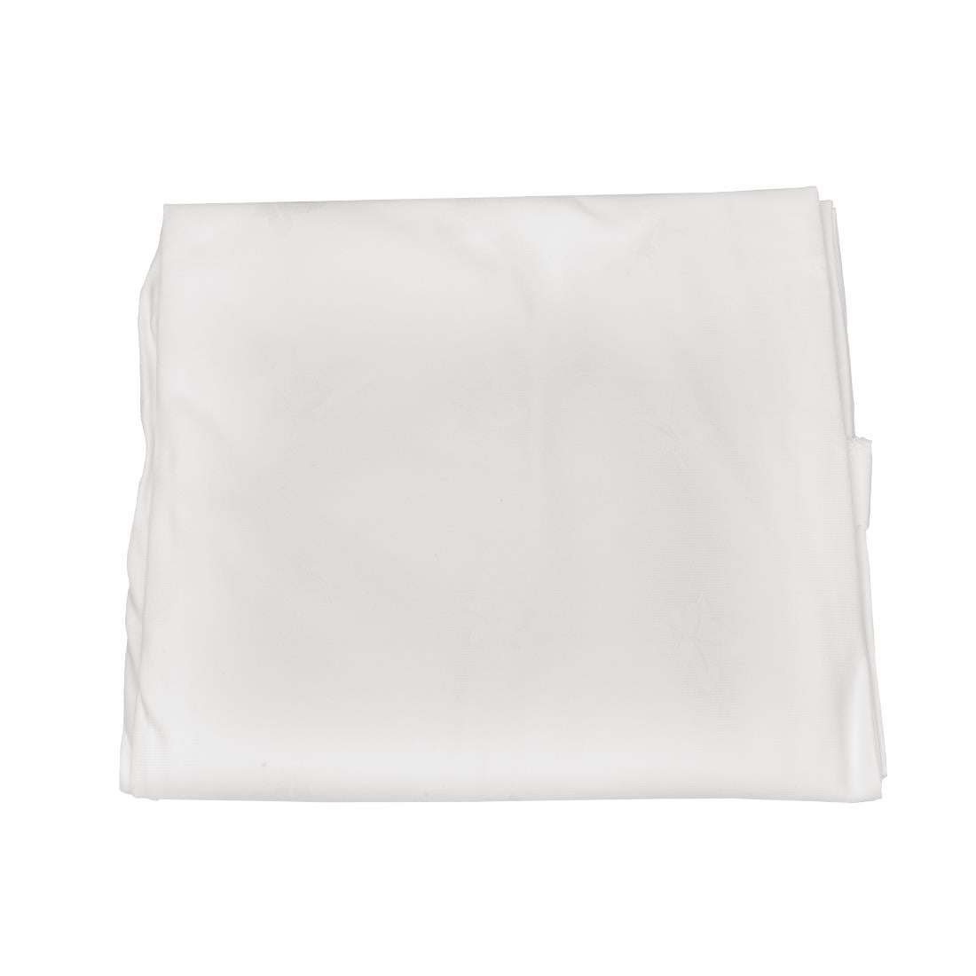 Mitre Luxury Luxor Round Tablecloth White 1725mm