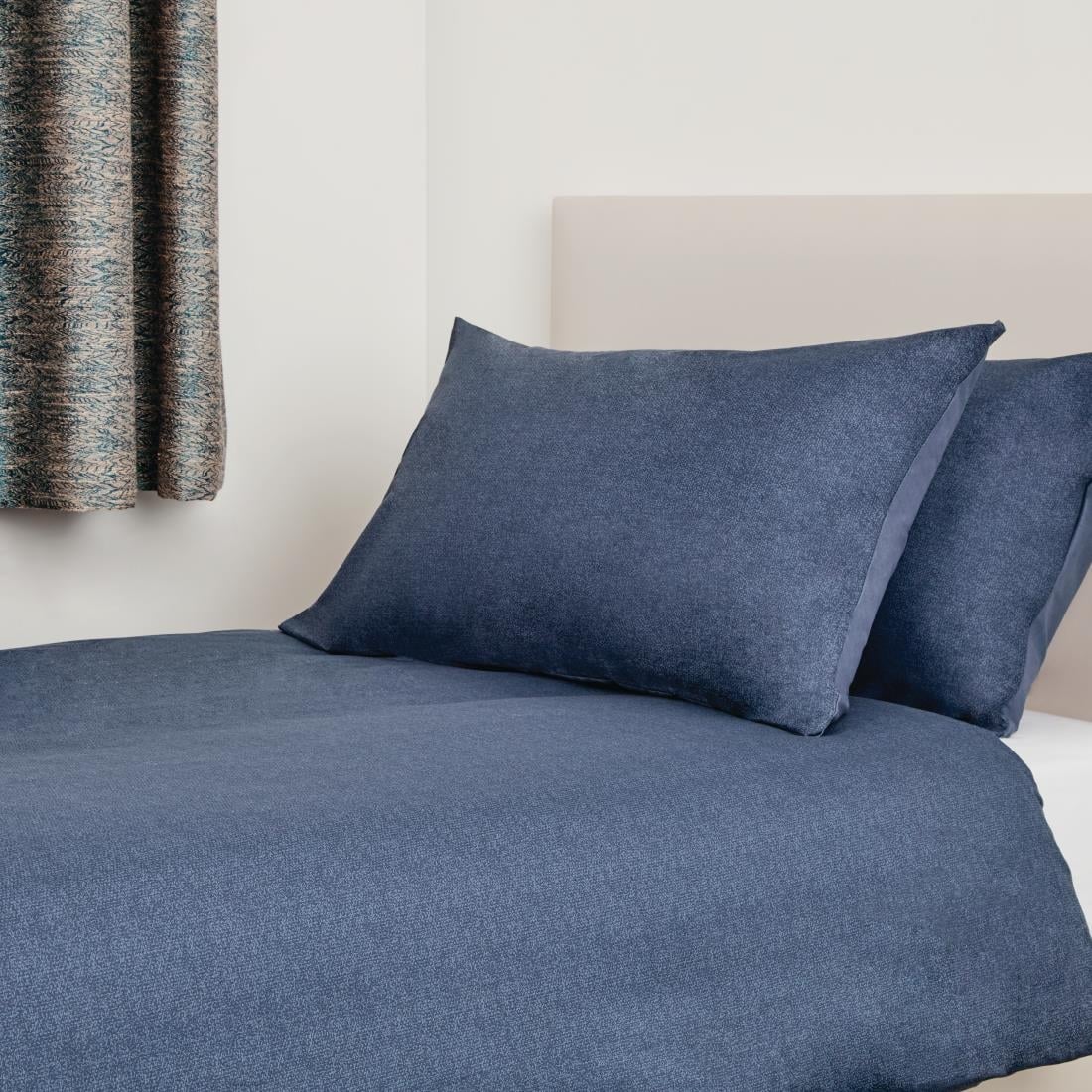 Essentials Opal Duvet Cover NavyDouble