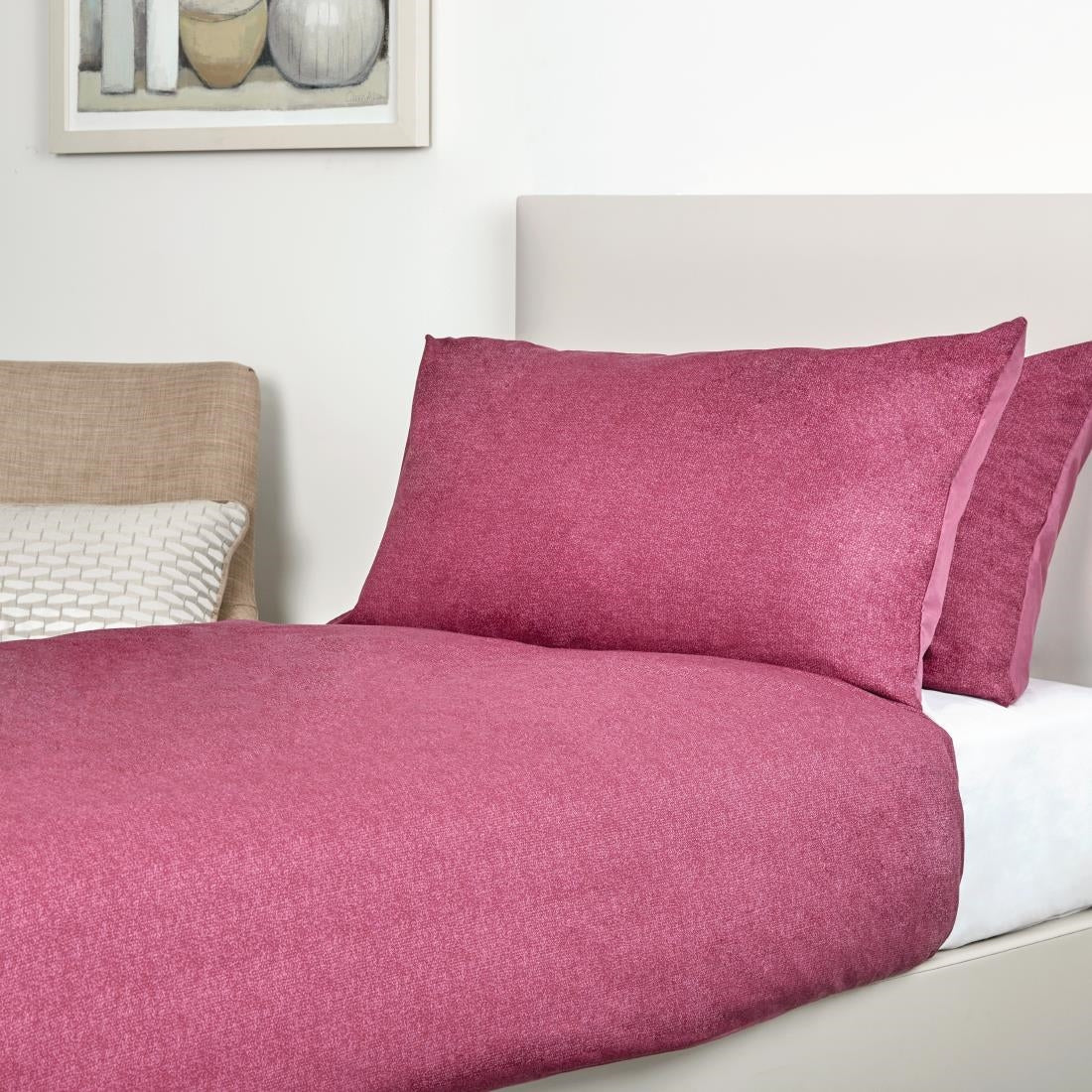 Essentials Opal Duvet Cover Plum Single