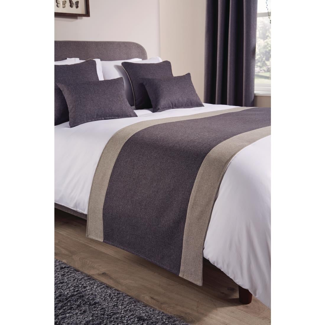 Comfort TUNDRA Runner PEWTER - 63x295cm - SMOKE EDGES