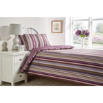 Essentials FIORELLA Cordelia Aubergine/ Everett Aubergine Duvet Cover - Single