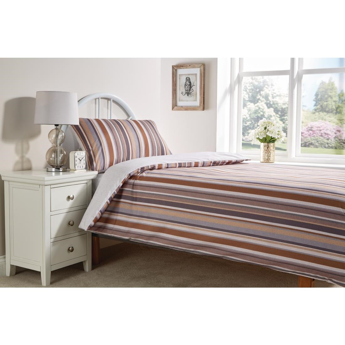 Essentials FIORELLA Cordelia Ochre/Everett Cream Pillowcase - 48x75cm