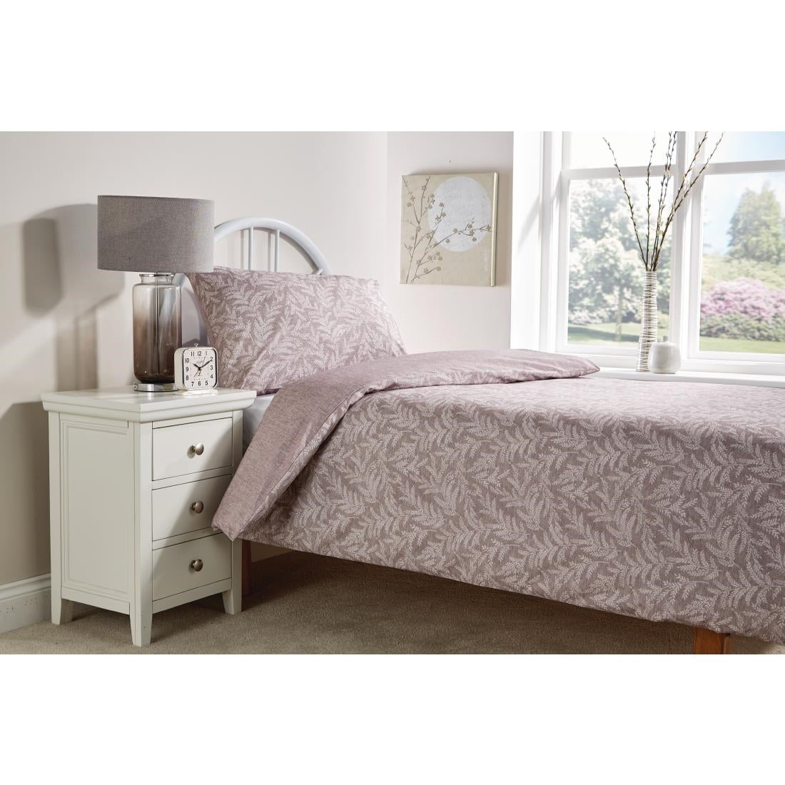 Essentials FIORELLA Zinnia Taupe/Everett Taupe Pillowcase - 48x75cm